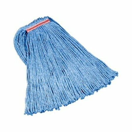 EAT-IN Rubbermaid Commercial Products RC  20 oz. Cut-End Blend Mop Heads - Blue - 1 in. EA2959149